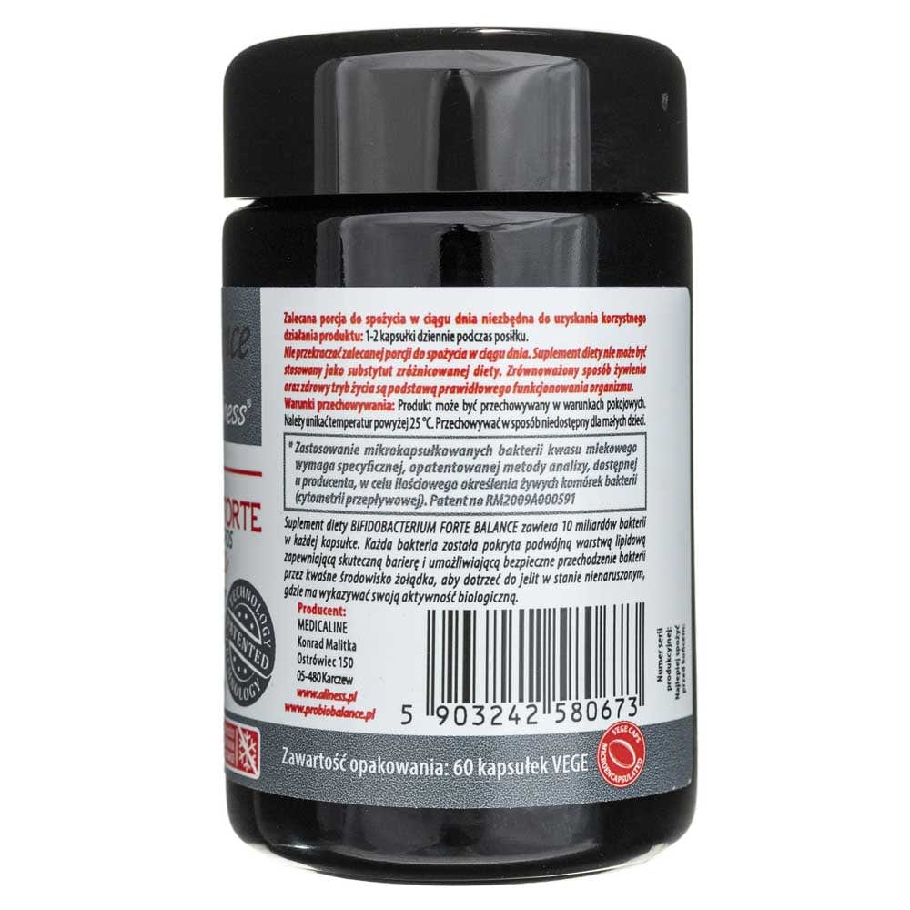 Aliness ProbioBalance Bifidobacterium Balance Forte - 60 Veg Capsules