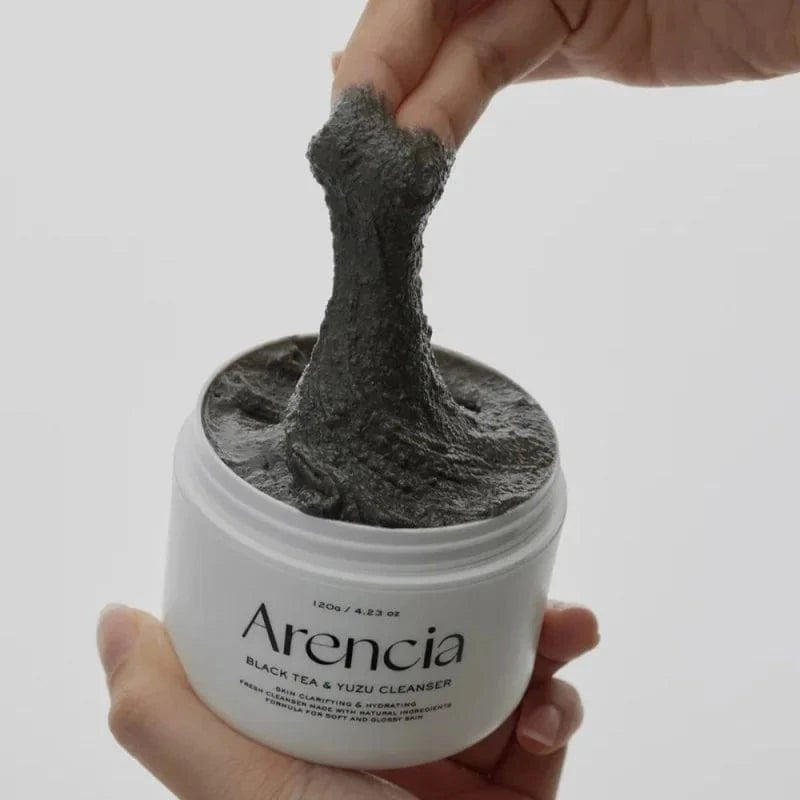 Arencia Black Tea Rice Mochi Cleanser - 120 g