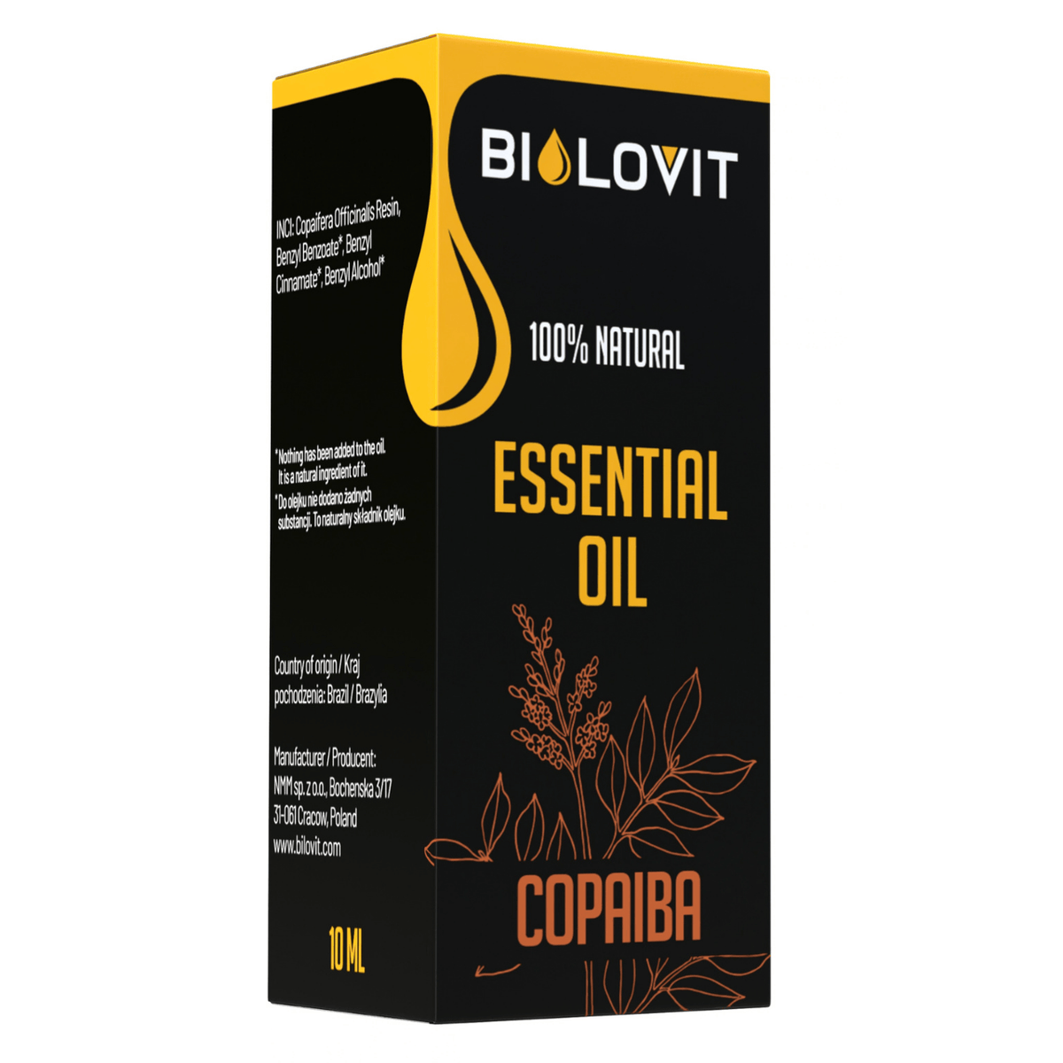 Bilovit Copaiba Essential Oil - 10 ml