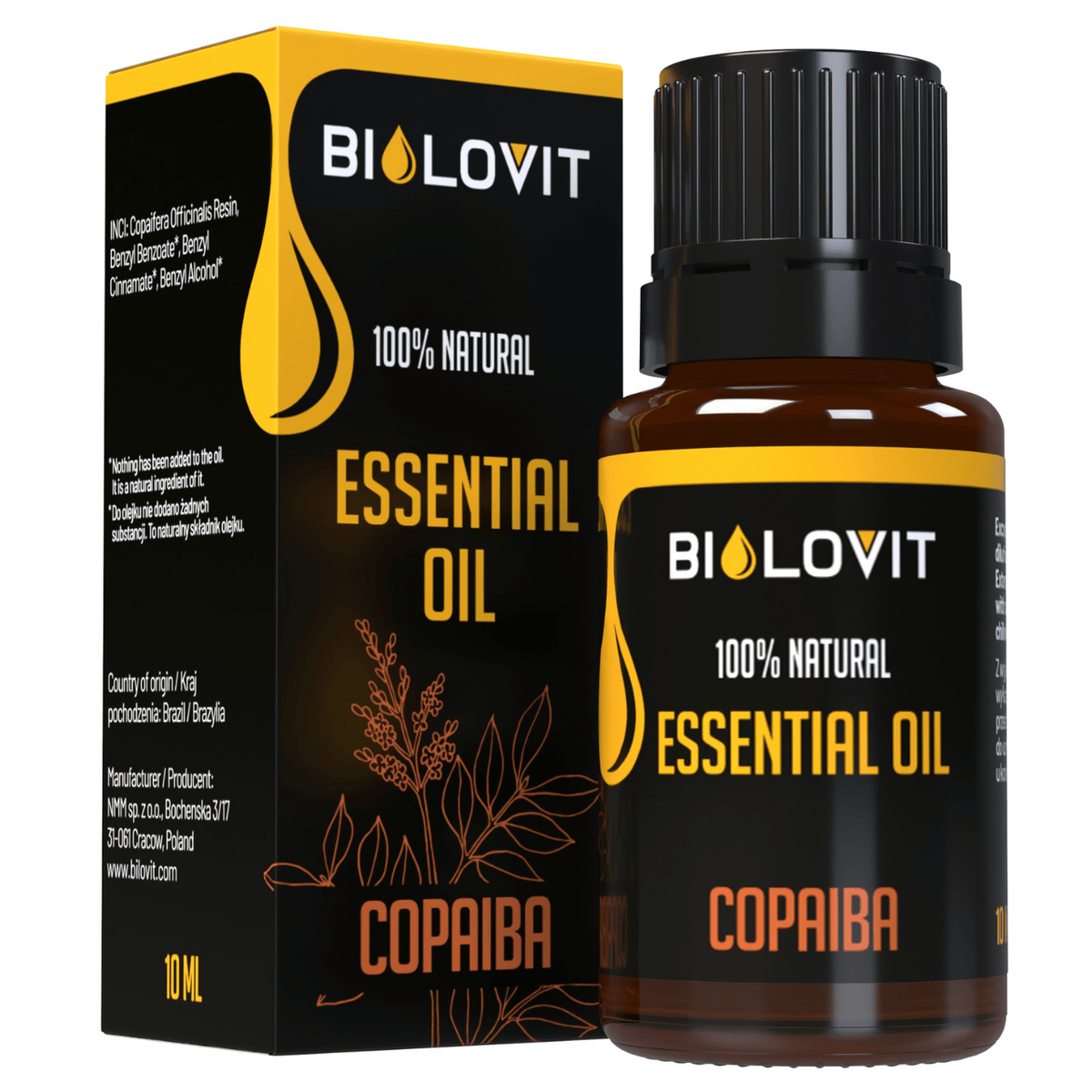 Bilovit Copaiba Essential Oil - 10 ml