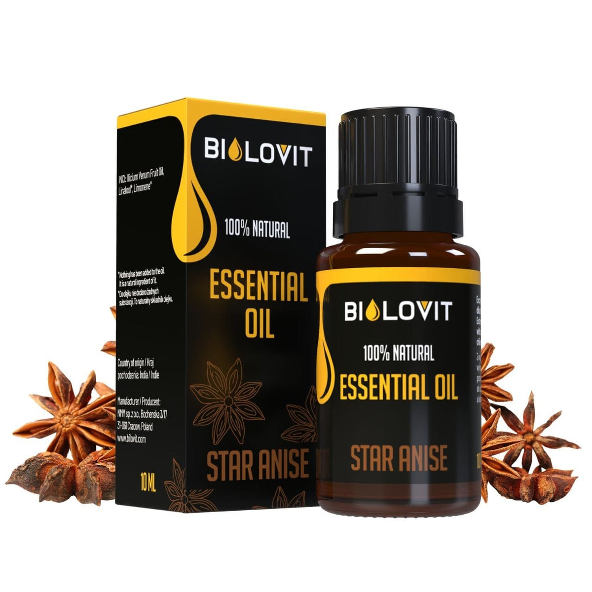 Bilovit Star Anise Essential Oil - 10 ml