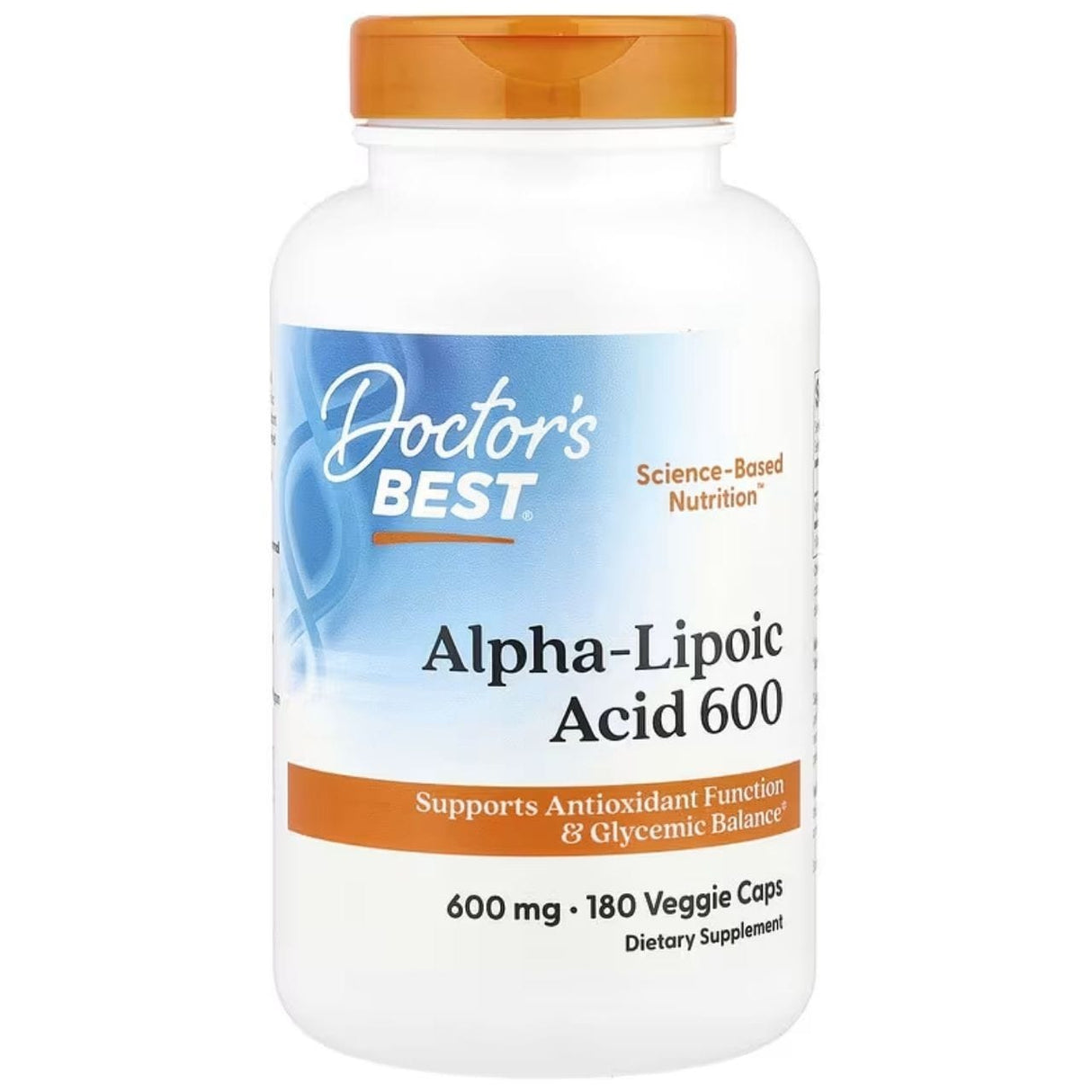 Doctor's Best Alpha-Lipoic Acid 600 mg - 180 Capsules