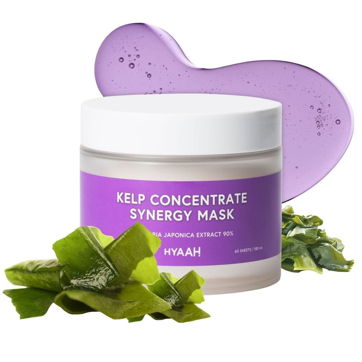 HYAAH Sheet Mask with Kelp Extract - 60 Sheets