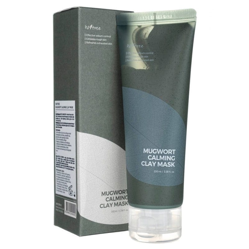 Isntree Real Mugwort Calming Clay Mask - 100 ml
