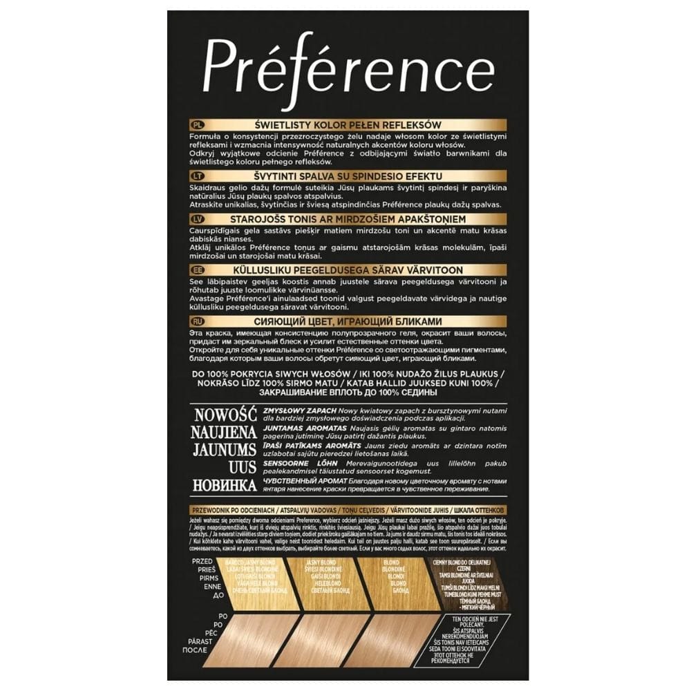 L'Oréal Paris Preference Hair Colour, Z9.1 Viking, Light Ash Blonde