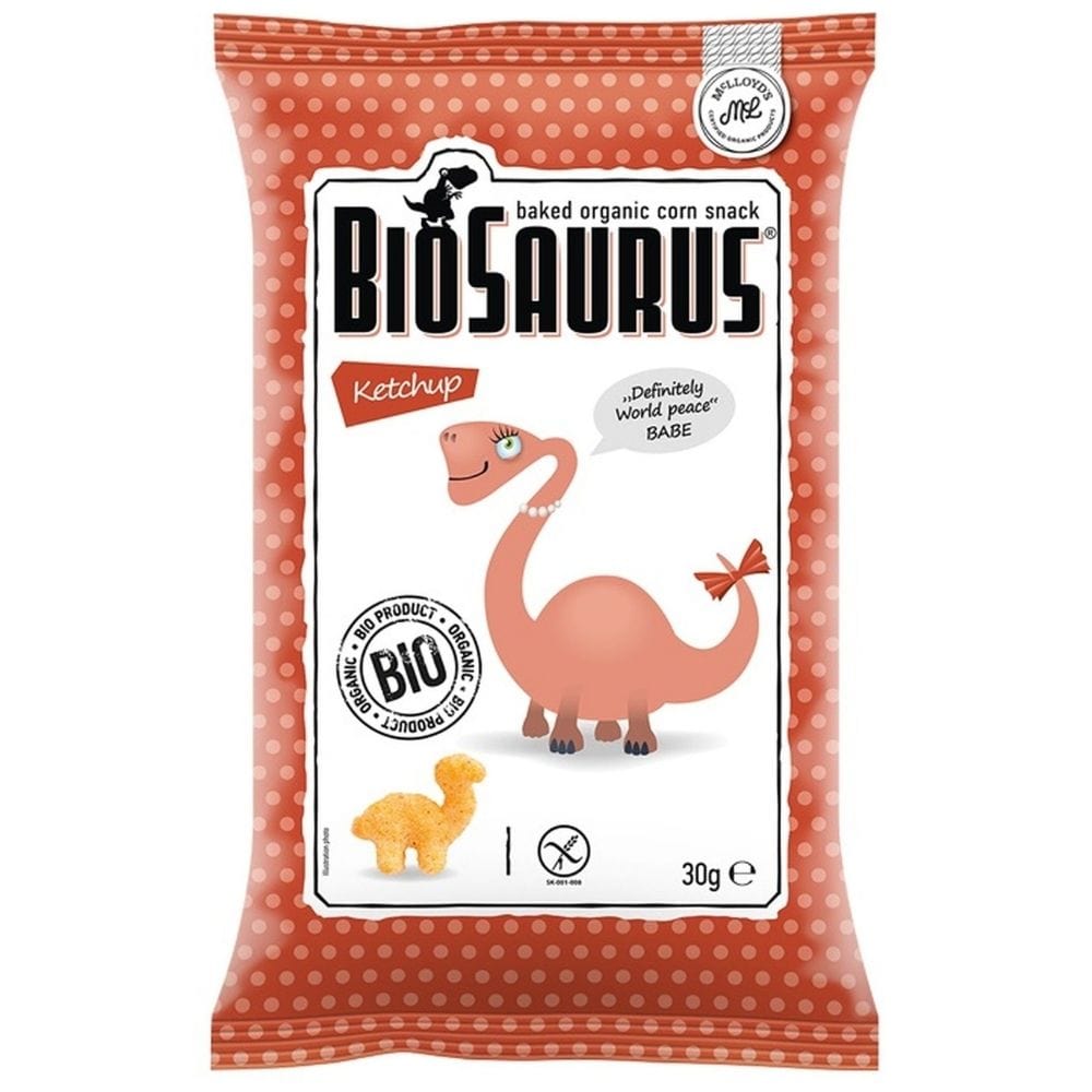 McLloyd's BioSaurus Gluten Free Ketchup Corn Chips - 30 g