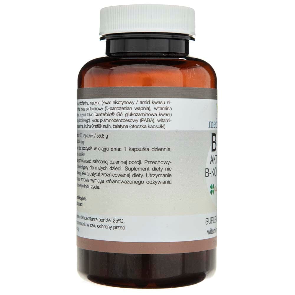 Medverita B-50 Methylated B-complex - 120 Capsules