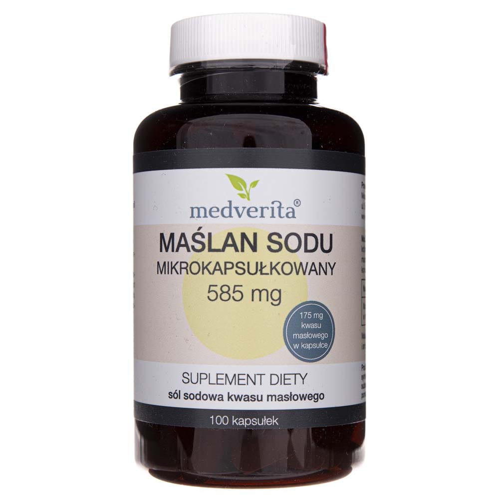 Medverita Sodium Butyrate - 120 Capsules