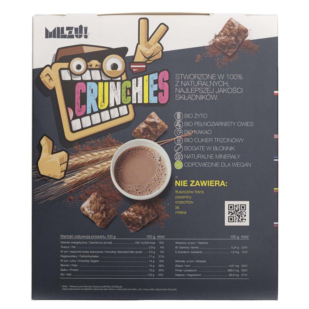 Milzu Crunchies Cocoa Oats - 250 g