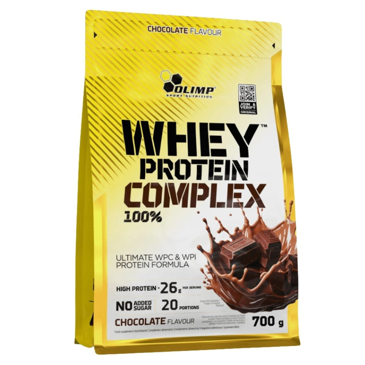 Olimp Whey Protein Complex 100%, Double Chocolate - 700 g