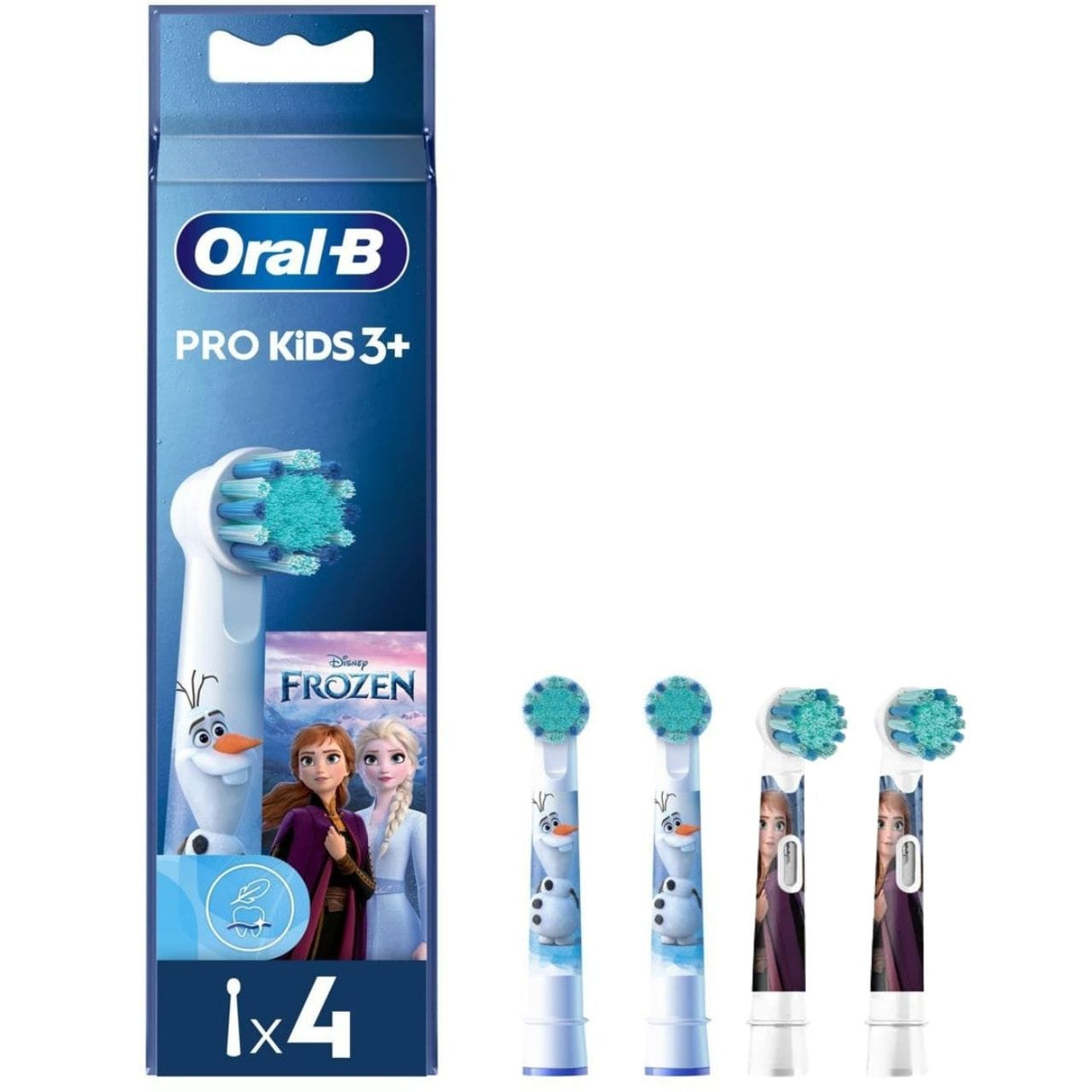 Oral-B Heads Electric Toothbrush Heads, Frozen - 4 Pieces