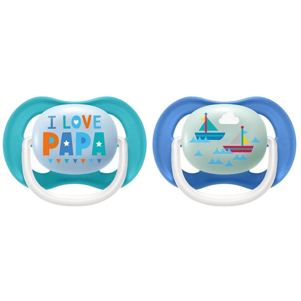 Philips Avent Ultra Air Pacifier, 6-18 Months, Boy - 2 Pieces