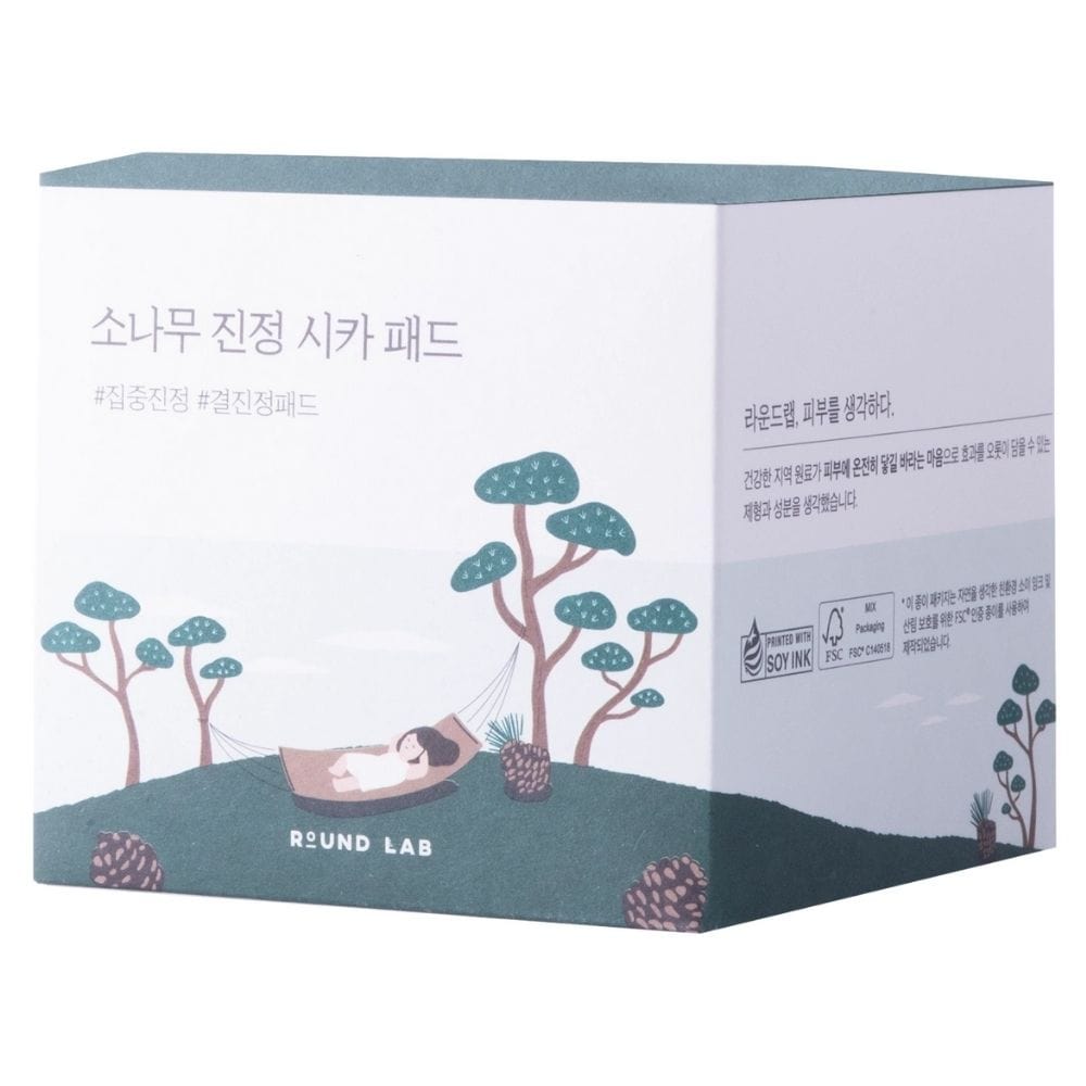 Round Lab Pine Calming Cica Pad - 50 Pieces