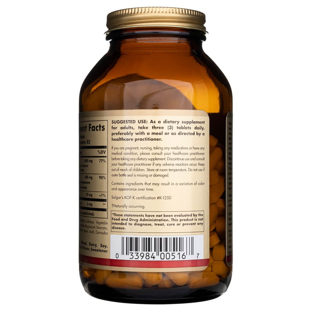 Solgar Calcium Magnesium Plus Boron - 250 Tablets