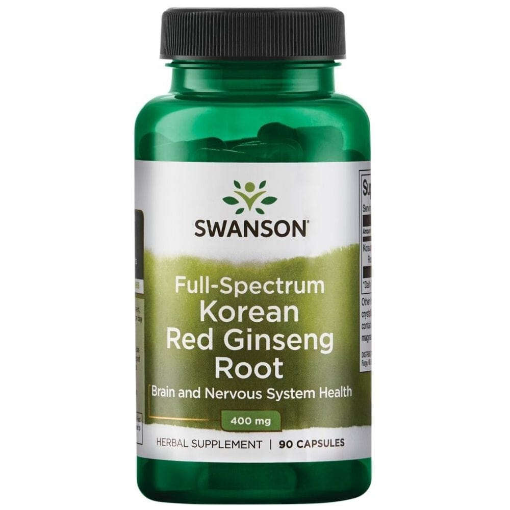 SwansonFull Spectrum Korean Red Ginseng Root - 90 Capsules
