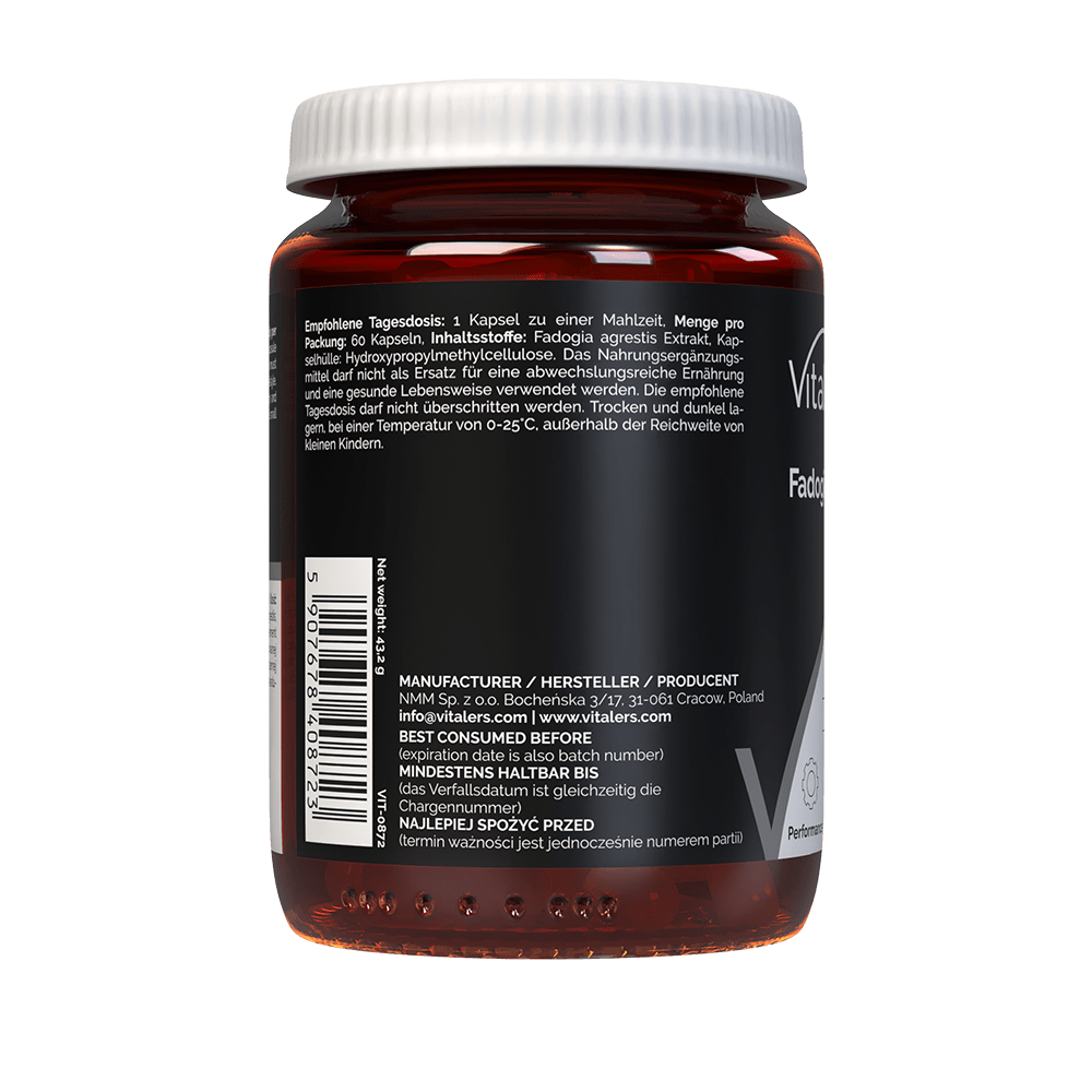 Vitaler's Fadogia Agrestis 600 mg - 60 Capsules