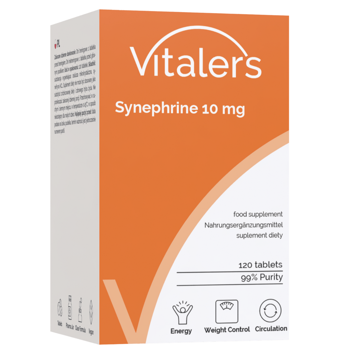 Vitaler's Synephrine 10 mg - 120 Tablets