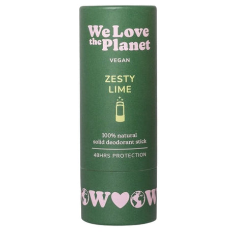 We Love The Planet Zesty Lime Deodorant Stick - 40 g