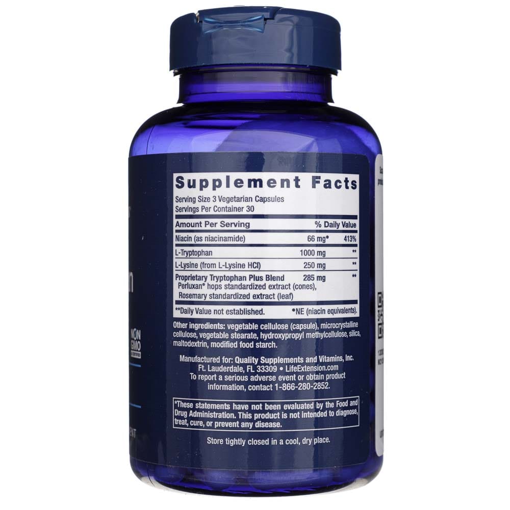 Life Extension Optimized Tryptophan Plus - 90 Veg Capsules