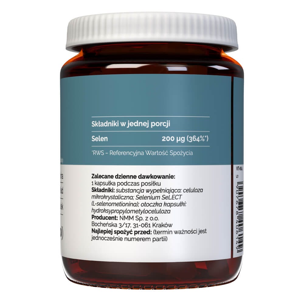 Vitaler's Organic Selenium 200 mcg - 120 Capsules