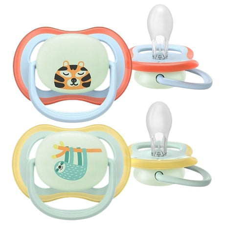 Philips Avent Ultra Air Night Soothers 0-6 m - 2 Pieces