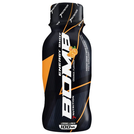 7Nutrition BOMB Energy Shot, Orange - 12 Pieces