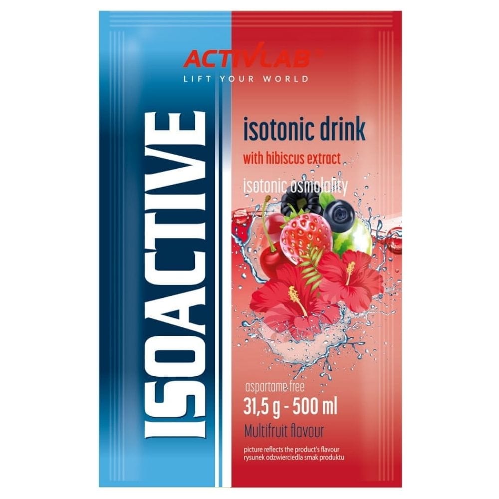 Activlab Isoactive Isotonic with Hibiscus, Multifruit - 20 Sachets