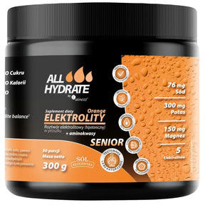 Aliness ALLHydrate Electrolytes Senior Orange - 300 g