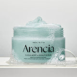 Arencia Fresh Cloud Body & Scalp Scrub, Mint and Lily - 260 g