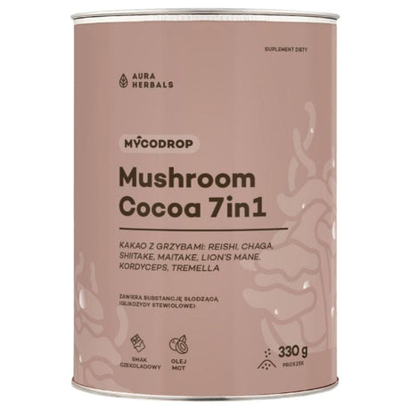 Aura Herbals Mycodrop 7-in-1 Mushroom Cocoa - 330 g