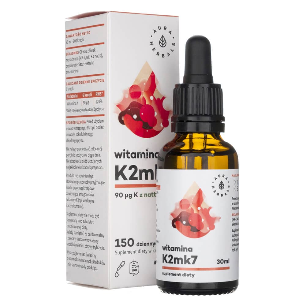 Aura Herbals Vitamin K2 MK-7 drops - 30 ml