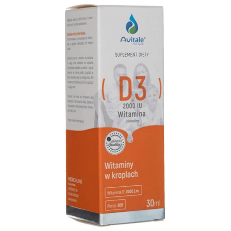 Avitale Vitamin D3 2000 IU - 30 ml