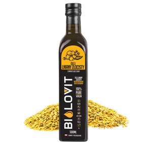 Bilovit Golden Flaxseed Oil Cold Pressed - 500 ml