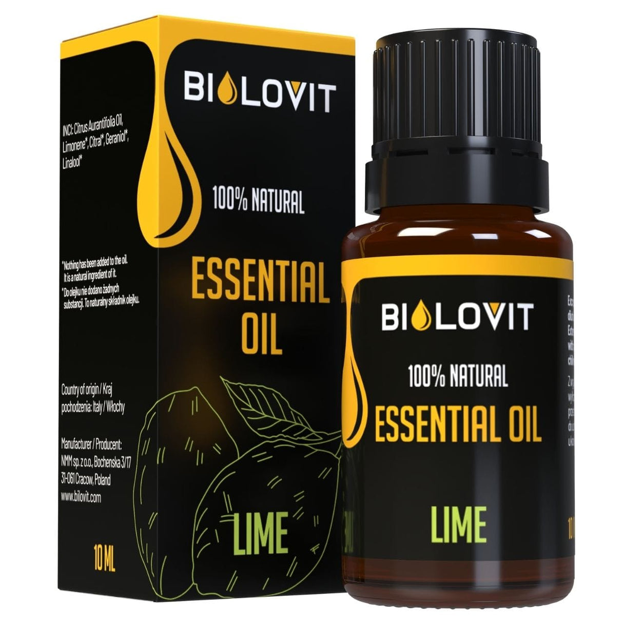 Bilovit Lime Essential Oil - 10 ml