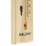 Bilovit Pine Sauna Thermometer - up to 120 degrees Celsius