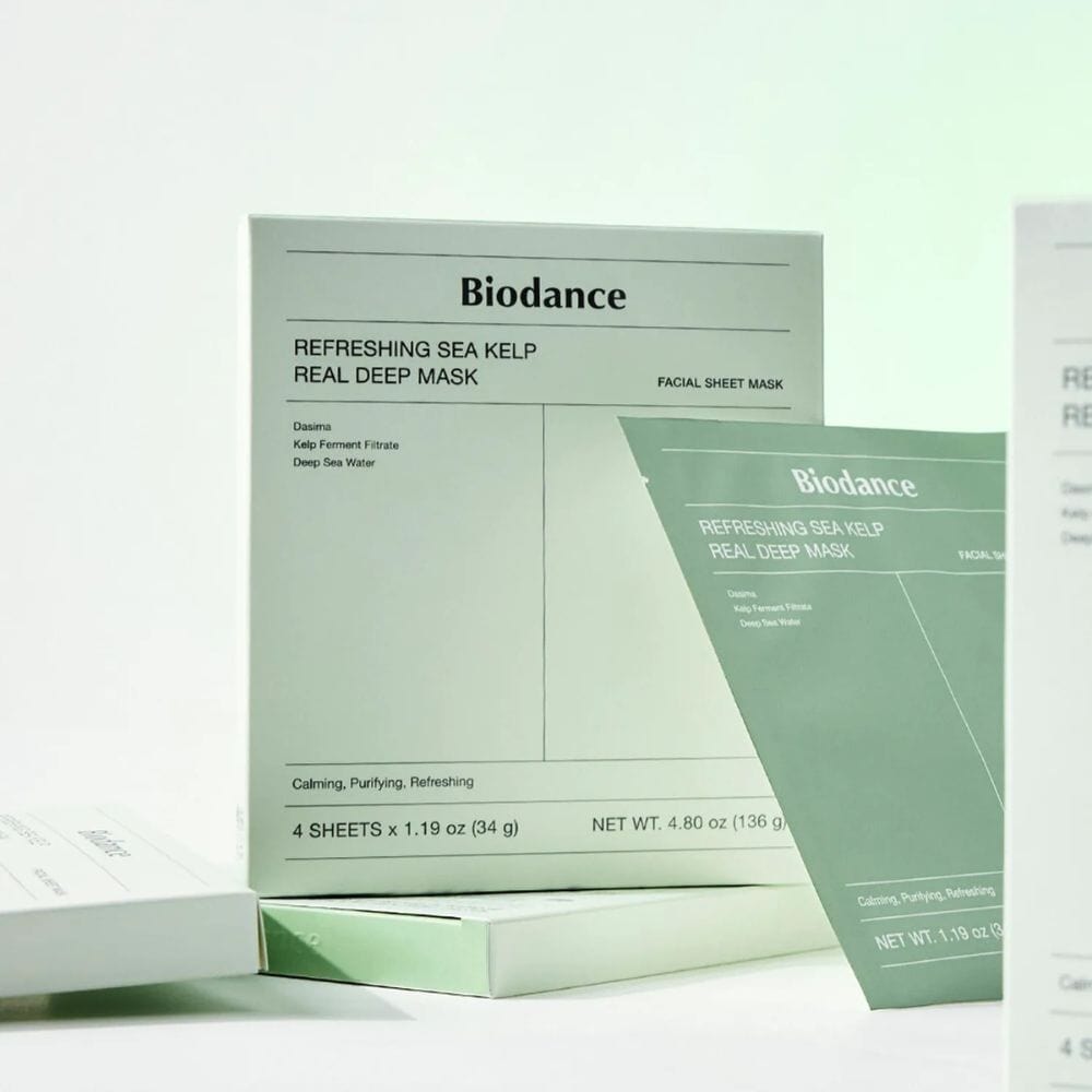Biodance Refreshing Sea Kelp Real Deep Mask - 4 Pieces