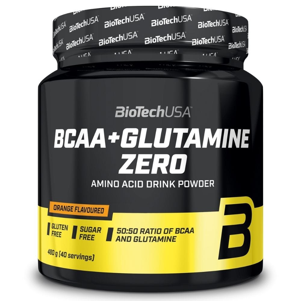 BioTech USA BCAA + Glutamine Zero, Orange - 480 g