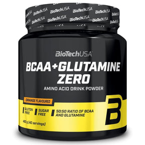 BioTech USA BCAA + Glutamine Zero, Orange - 480 g
