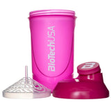 BioTech USA Shaker Wave, Pink - 600 ml