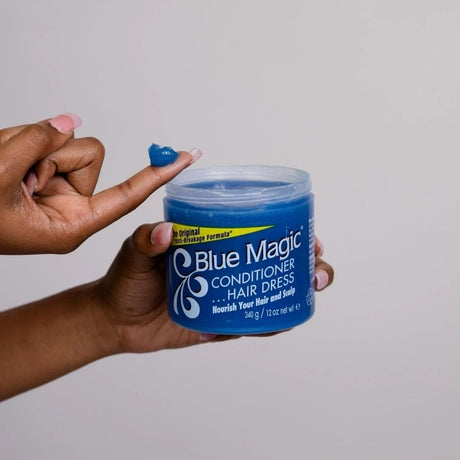Blue Magic Conditioner Hair Dress, Dry and Unmanageable Hair - 340 g