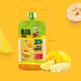 Bob Snail Banana, Pineapple & Mango Smoothie, No Added Sugar - 120 g