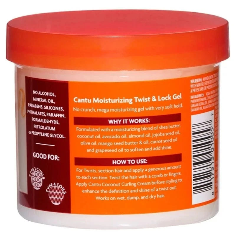 Cantu Shea Butter Strengthening and Fixing Styling Gel for Curly Hair - 370 g