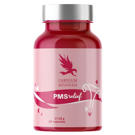 Carnium Botanicals PMS Relief, Herbal & Mineral Complex for Premenstrual Symptoms - 60 Capsules