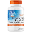 Doctor's Best Betaine HCL Pepsin & Gentian Bitters - 360 Capsules