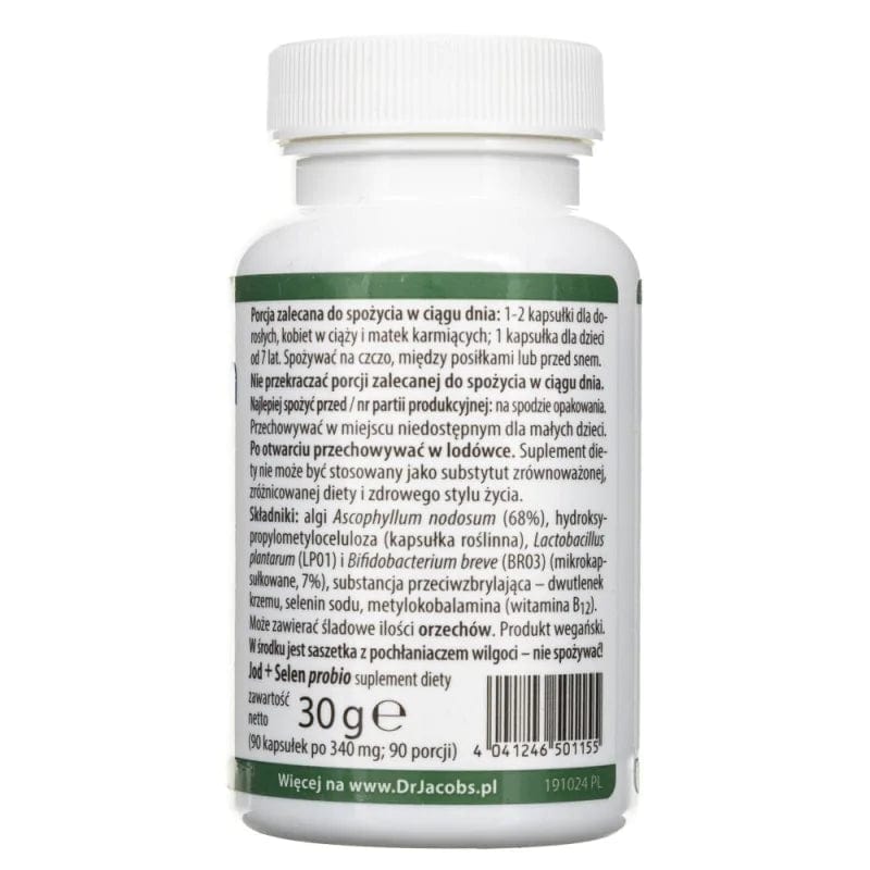 Dr. Jacob's Iodine + Selenium probio - 90 Capsules