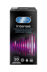 Durex Intense Condoms with Desirex Gel - 10 pieces