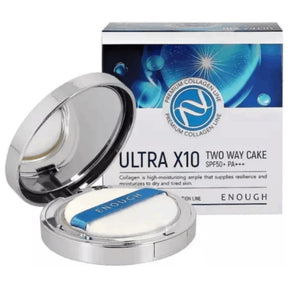 Enough Ultra X10 Two Way Cake Mattifying Powder with SPF50+ - Shade 21
