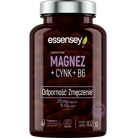 Essensey Magnesium + Zinc + B6 - 120 Capsules