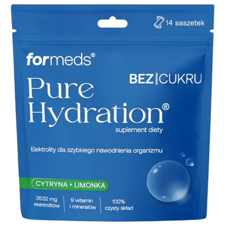 Formeds Pure Hydration Electrolytes, Lemon + Lime - 14 Sachets