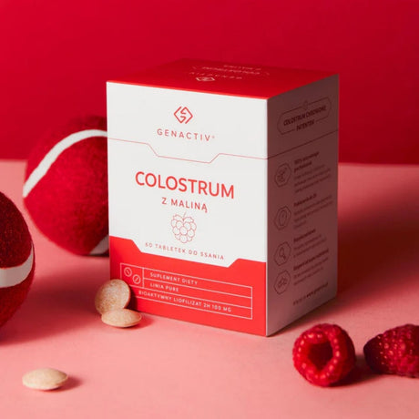 Genactiv Colostrum with Raspberry - 60 Lozenges